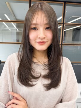 ソア 渋谷(soar) 20代30代40代髪質改善カラーミルクティーカラー艶感レイヤー