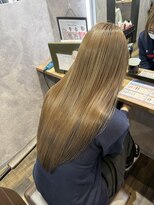 ザ ラブズ ラフズ ヘアー 本店(the loves laughs hair)&nbsp;艶々ブラウンベージュ/髪質改善トリートメント/うるつや