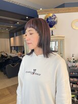 コワファースト 大分(COIFF1RST) アンブレラカラー!姫カットミディアムスタイル