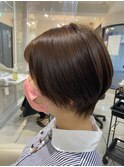 イルミナカラーのショートヘア