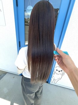サンリット(SUNLYT)の写真/《仙台*八木山》柔らかい質感の縮毛矯正・自然なストレートが叶う◇実力派Stylistによるオーダーメイド施術