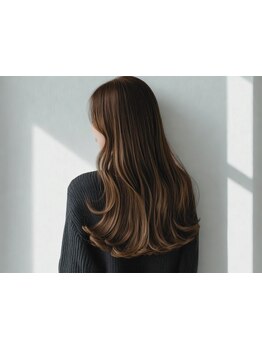 こだわりの髪質改善カラーでブリーチ/ハイライトもダメージレスに透明感あるツヤ髪が叶う人気の美容室♪