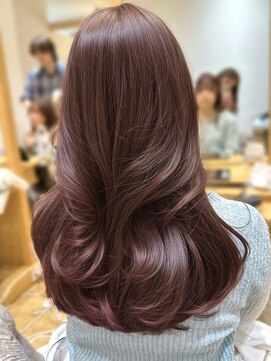 バイオレットジェム(Violet`jem) ワインレッド/ピンクブラウンボルドー/ハッシュカットKA-107