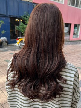 エミュ 天文館店(eMu) “くすみ×艶”で魅せるブラウン×パープルカラー ☆