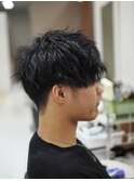 メンズマッシュショート/アイロンセット/10代/20代/醍醐/山科