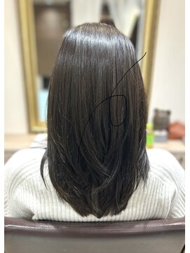 ヘアーズファイン(hair's fine) 黒髪暗髪◎小顔×透明感ミディアム