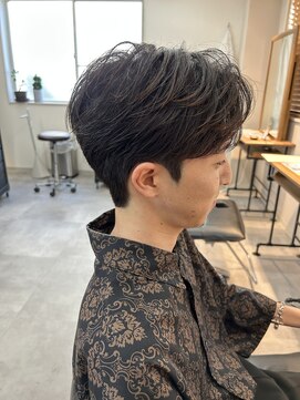 シーフ 千葉(Cyf) ニュアンスパーマ/カルマパーマ/センターパート/韓国/橋本修杜