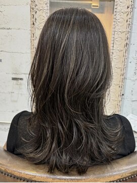 ノラ ヘアーサロン(NORA HAIR SALON) 【中迫】大人の上品なハイライトカラー白髪ぼかし 脱白髪染め5