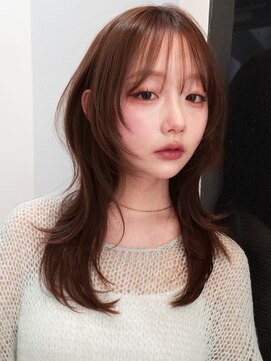 アンアミ シブヤ(Un ami shibuya) Unami】レイヤーカット／ハッシュカット/透明感カラー