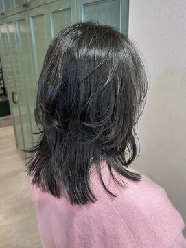 ヘアサロン ナノ(hair salon nano) レイヤーカット/黒髪/ミディアムヘア/大人かわいい
