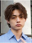 フェザーパーマフェザーショートルーズショート大人刈り上げ渋谷