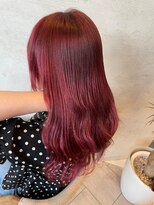 アース コアフュールボーテ 諏訪店(EARTH coiffure beaute) ピンクカラーダブルカラー韓国