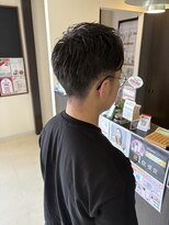 シーズナル メンズツーブロックショート