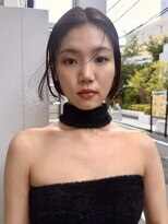 ザ スリック(THE SLICK)&nbsp;ダークブラウンボブ背面×髪質改善上品艶