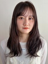 マッシュ チャヤマチ(MASHU chayamachi)&nbsp;柔らか透明感/ブリーチなし/ラベンダーブラウン/レイヤーカット