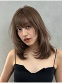 ブリーチなしダブルカラーレイヤーカット髪質改善原宿