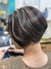 【動きをつけた可愛さ】3Dハイライト＋ケアカラー＋ヘアマスク