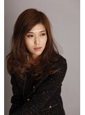 ローライトを入れた大人ロング