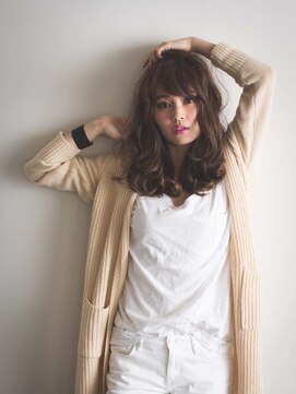 カッファ 東銀座(CUFFA) 【CUFFA】無造作カールデザインカラー大人ボブ東銀座築地新富町