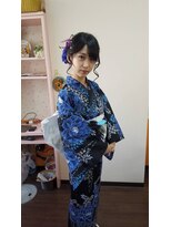 美容室イーナ(e na)&nbsp;ちよっとお姉さんの浴衣スタイル