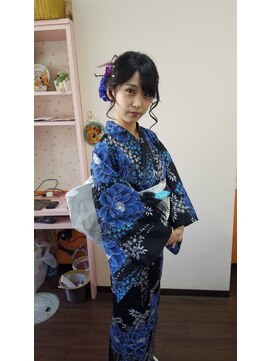 美容室イーナ(e na) ちよっとお姉さんの浴衣スタイル