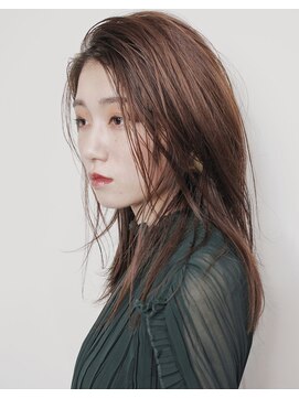 ラマナ(Lamana) ラベンダーグレージュ　　レイヤースタイル