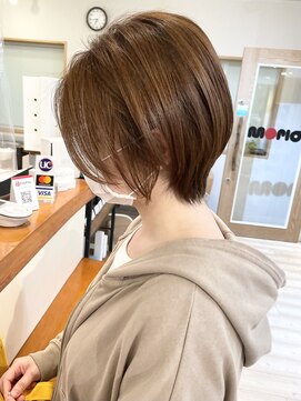 モリオ フロム ロンドン 成増店 【morio成増/米村】前下がりショート/カラー