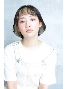 たさわ堂 ヨロ(yolo) インナーカラーボブ/インナーハイライト/ミニボブ/ショートボブ