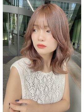 ロンド ロビン 栄(Lond robin) 【Lond robin】河野まい　韓国風/くびれヘア/メルティカラー