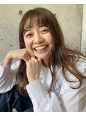 キャラメルベージュ×パーマスタイル