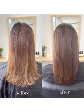 リアン 四条大宮店(Lien) 『髪質改善』カラーエステ（白髪染め、グレイカラー対応）