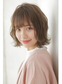 【marshu atre 辰己Style】ハイライト×ナチュラルベージュ