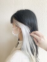 ビグディーサロン 武庫川(BIGOUDI salon)&nbsp;ホワイトパールインナーカラー_ホワイトアッシュ