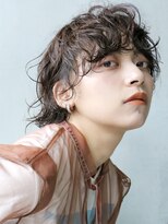 アルバム 池袋(ALBUM)&nbsp;ニュアンスショート_グレージュカラーボブウルフ_69276