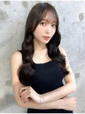 韓国風前髪×レイヤーカット【髪質改善/新宿/レイヤーカット】