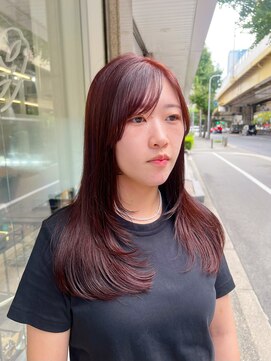 キング 梅田(K!ng) 【梅田】髪質改善ワインレッドカラー