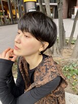 ハルキ ミナト ジャパン オオサカ(HARUKI MINATO japan OSAKA)&nbsp;40代50代小顔似合わせカットくびレイヤーエモージュ大人可愛い