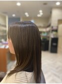 ネヴィージュ髪質改善前髪カット艶髪カラー