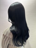 アース 常盤平店(HAIR & MAKE EARTH) 大人可愛い韓国風ブルーブラック