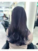 ブリーチ1回でできるブルーラベンダーカラー♪