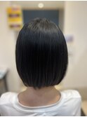 20代30代40代髪質改善トリートメント大人ボブアッシュブラック
