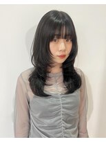 ニコフクオカヘアーメイク(NIKO Fukuoka Hair Make)&nbsp;【NIKO】レイヤーカット/ウルフカット/ロングレイヤー/黒髪