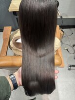 テラスヘア 三条(TERRACEhair) 髪質改善艶カラーオリーブベージュ