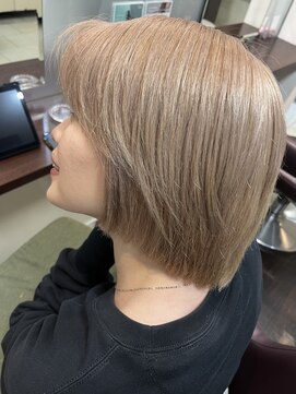 インセンス 用賀店(insence) ミルクティーベージュ/ハイトーン/ダブルカラー/ベージュ