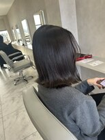 キング(K!ng)&nbsp;縮毛矯正髪質改善ハイライトレイヤーカット楠葉美容室エクステ