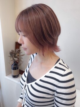 セットアップ 岡山北長瀬店(SET-UP) ウルフボブ/ミディアムボブ/くびれヘア/ベビーピンク/ウザバング