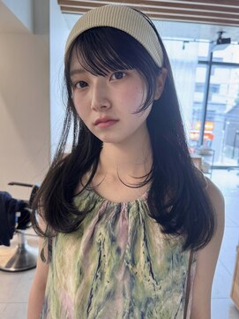 アオイ(aoi.) khaki brown × nuance cut