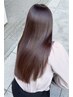 【髪質改善】縮毛矯正＋カット＋カラー　23000円