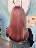 ピンクベージュ×エンドカラー♪♪