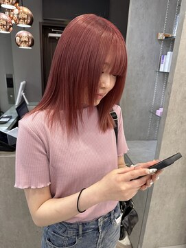 ジルバイジゼル(JILL by GiseL) aハイトーンホワイトミルクティーピンクケアブリーチ福岡天神